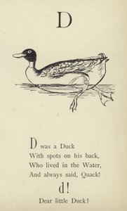文字D 作： Edward Lear